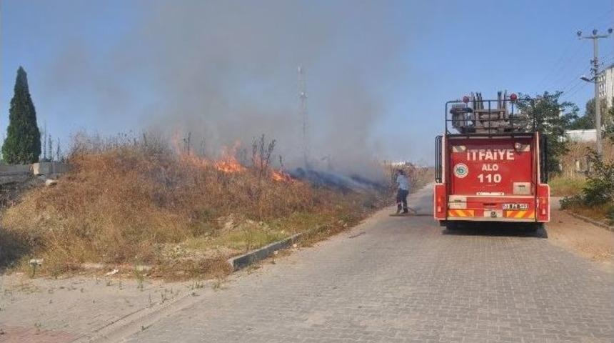 Tekirdağ&rsquo;da Otluk Alanda Yangın