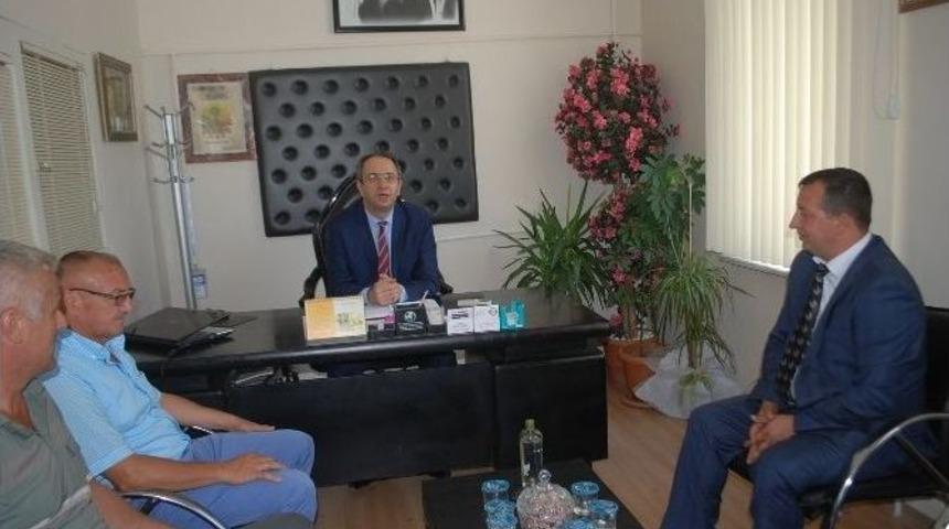 &Ccedil;erkezk&ouml;y Kaymakamı Kubilay, Oda Ve Kooperatifleri Ziyaret Etti