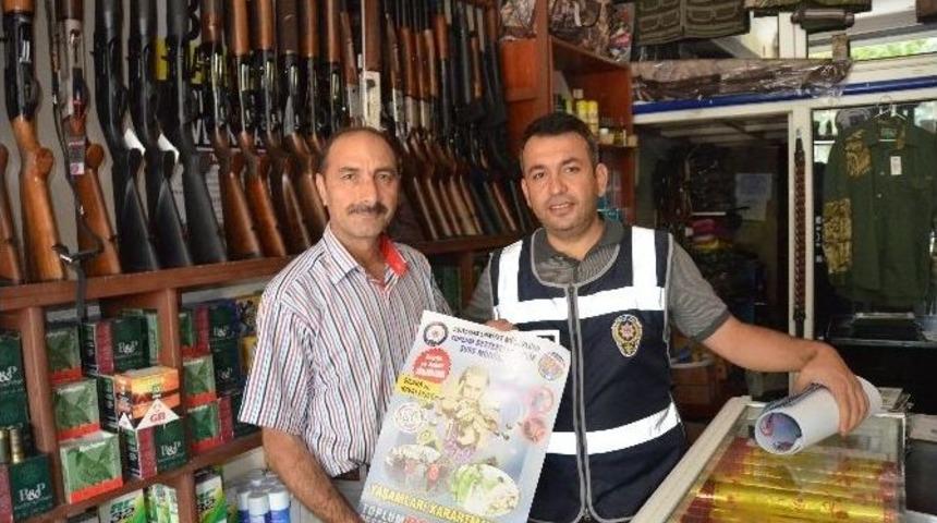 Polisten Silah Ve Havai Fişek Uyarısı