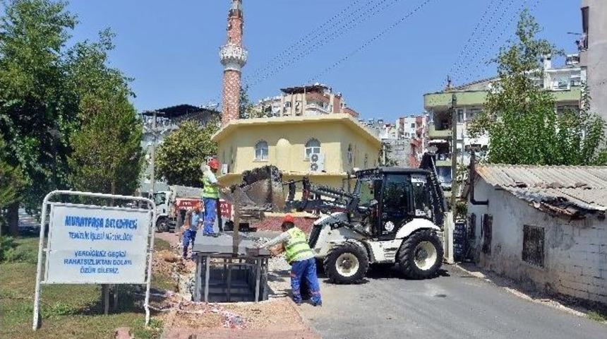 Muratpaşa&rsquo;dan &Ccedil;aybaşı Mahallesi&rsquo;ne Yeraltı Konteyneri