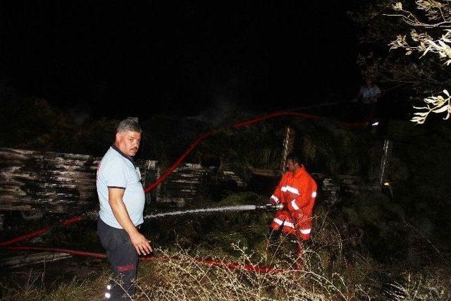 Iğdır’da Pkk’lılar Ot Balyası Yüklü Tır’ı Ateşe Verdi