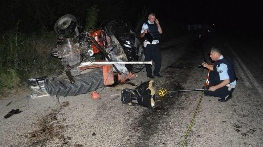 Minib&uuml;s Trakt&ouml;re &Ccedil;arptı: 1 &Ouml;l&uuml;, 1 Yaralı