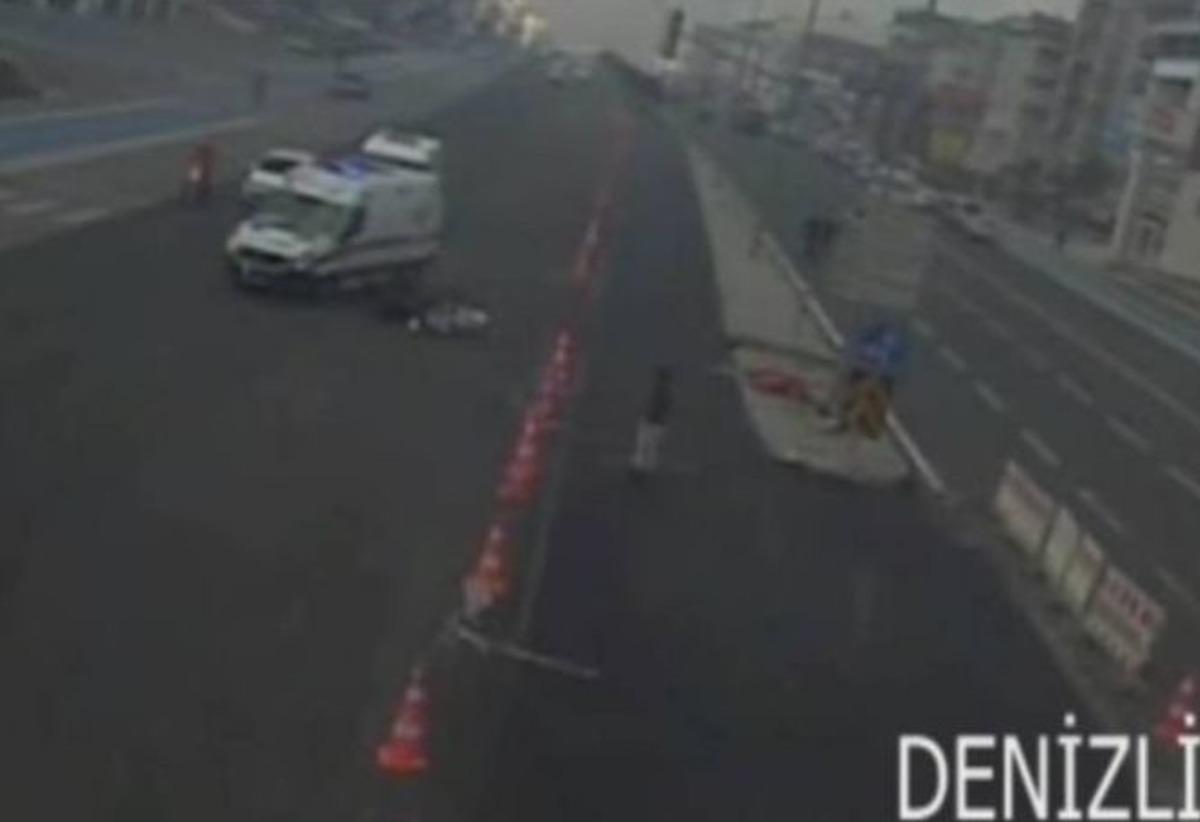 (&ouml;zel Haber) Motosiklet Kazaları Kameralara Yansıdı