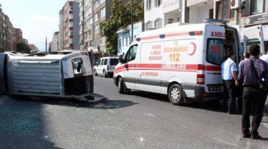 Kayseri'deki Kaza Ucuz Atlatıldı