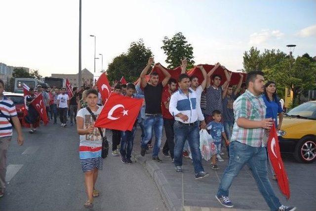 Kayseri’de Terörü Lanetlediler