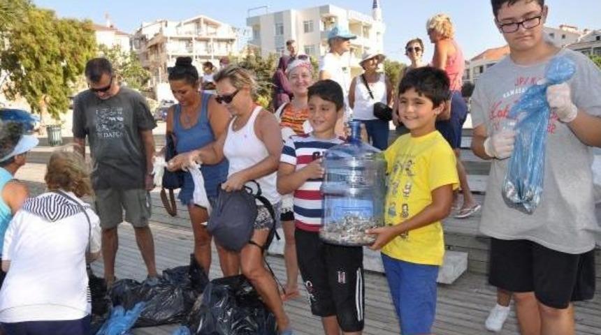 Dat&ccedil;a'da Izmaritsiz Sahil Kampanyası