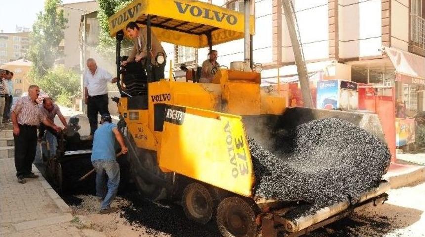 Muş&rsquo;ta Yol Yama &Ccedil;alışması