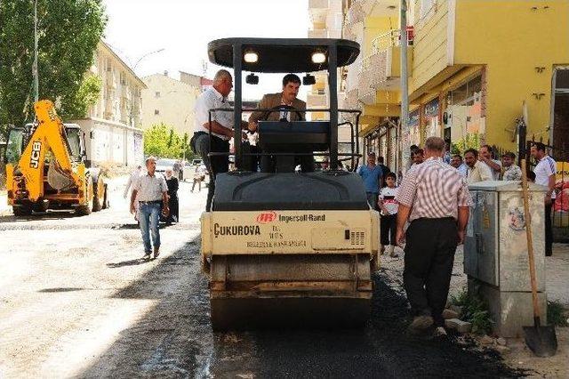 Muş’ta Yol Yama Çalışması