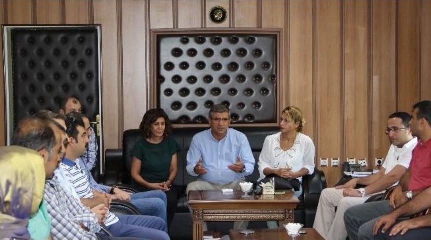 Diyarbakır Baro Başkanı El&ccedil;i&rsquo;den Sur Belediyesi&rsquo;ne Ziyaret