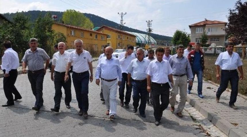 Milletvekili Kahveci, Ovacık&rsquo;ta &Ccedil;alışmaları İnceledi