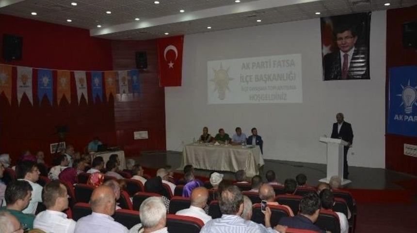 Ak Parti Fatsa İl&ccedil;e Danışma Meclis Toplantısı