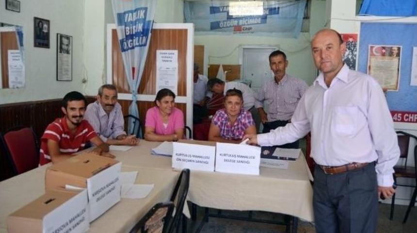 Chp Selendi&rsquo;de Delege Se&ccedil;imini Yaptı