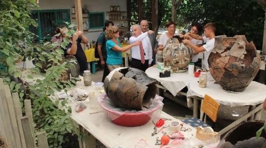 Vali Kam&ccedil;ı Arslantepe H&ouml;y&uuml;ğ&uuml;nde İncelemelerde Bulundu