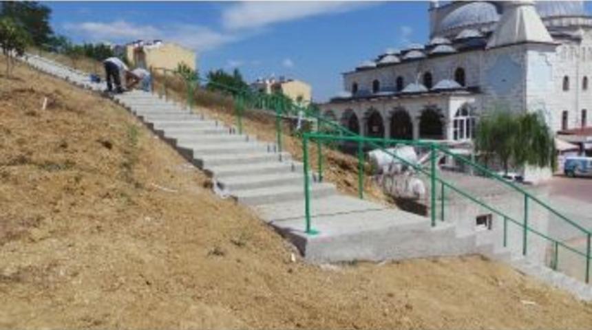 Malta Mahallesine Merdiven Yapıldı