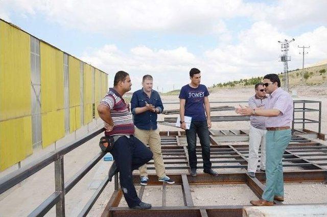 Başkan Kalın, Yapımı Devam Eden Taş Fabrikasını İnceledi 1