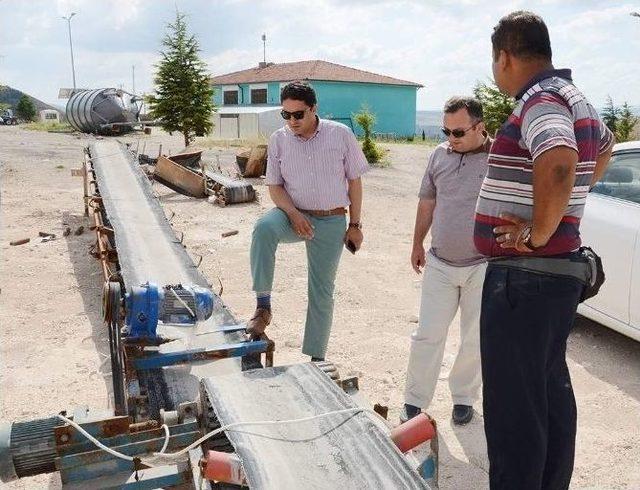 Başkan Kalın, Yapımı Devam Eden Taş Fabrikasını İnceledi 2