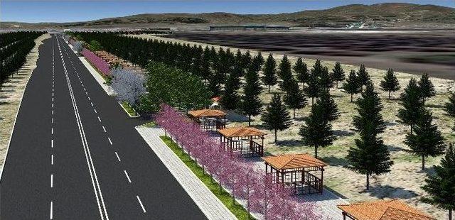 Büyükşehir, Eski Havaalanı Yolu’na Mesire Alanı Yapıyor 2