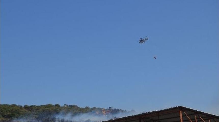 T&uuml;praş Tesislerine Yakın B&ouml;lgede &Ccedil;ıkan Yangın Korkuttu