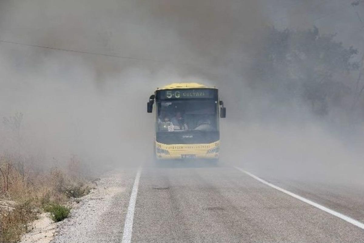 Bursa&rsquo;da Korkutan Anız Yangını