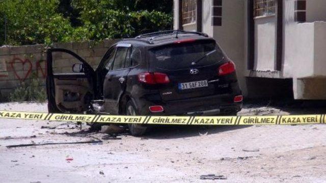 Hatay'daki Öso Komutanı, Aracına Yerleştirilen Bombanın Patlamasıyla Yaralandı-Yeniden