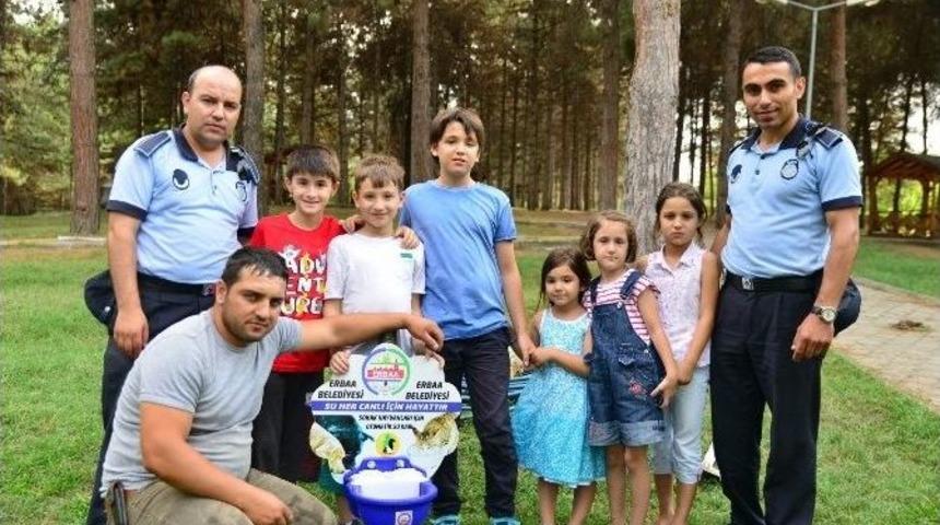Erbaa&rsquo;da Sokak Hayvanları İ&ccedil;in Otomatik Su Kabı