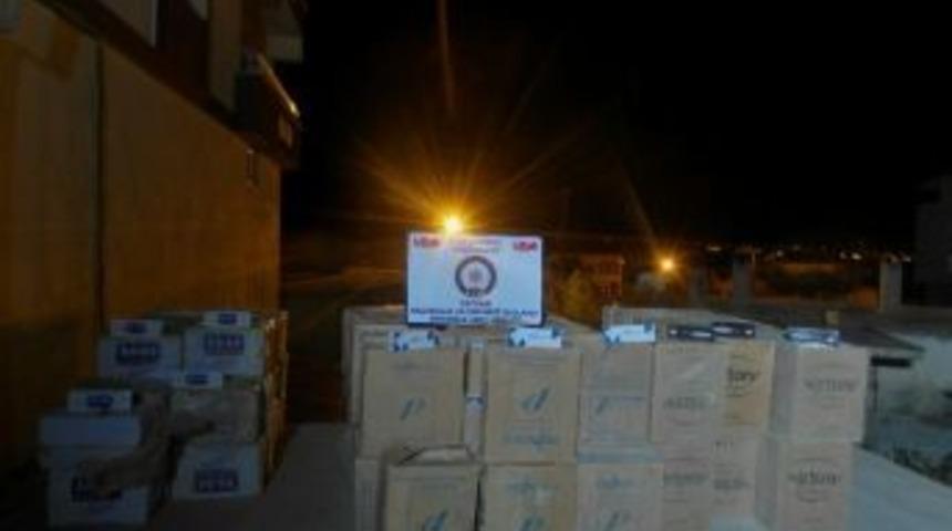 Bitlis&rsquo;te 63 Bin Paket Ka&ccedil;ak Sigara Ele Ge&ccedil;irildi