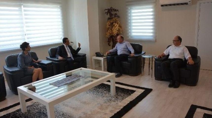 Halk Bankası B&ouml;lge Koordinat&ouml;r&uuml;&rsquo;nden Aesob&rsquo;a Ziyaret