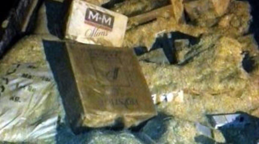 Uşak&rsquo;ta 53 Bin Paket Ka&ccedil;ak Sigara Yakalandı