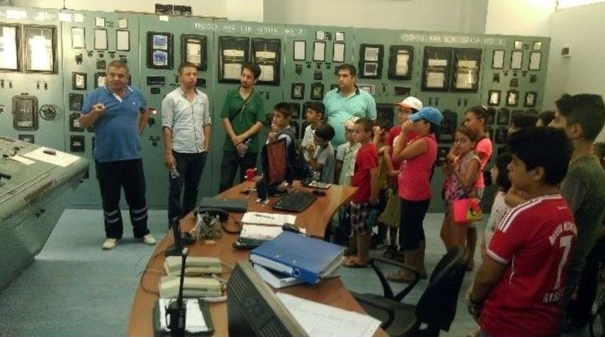 &Ouml;ğrencilere Elektrik Santralinde Eğitim