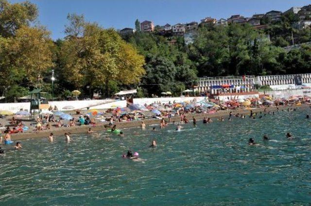 Zonguldak'ta Mavi Bayraklı Plajda Temizlik