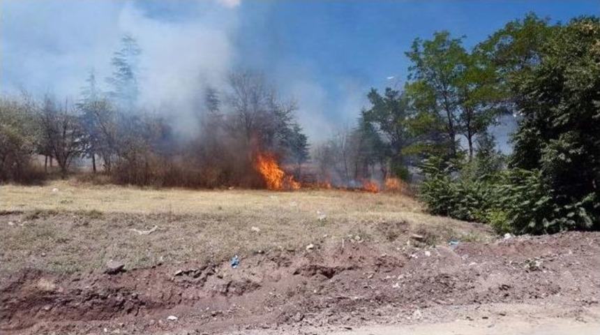 Polatlı&rsquo;da Parkta Yangın