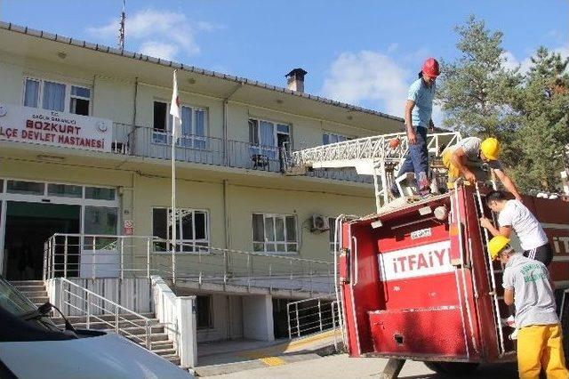 Bozkurt Devlet Hastanesinde Gerçek Gibi Tatbikat