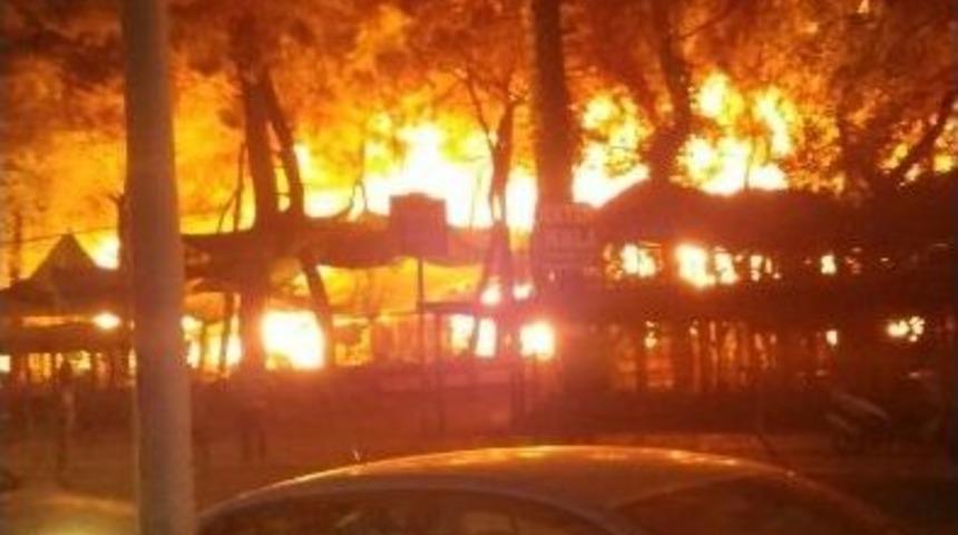 Antalya Sosyete Pazarında 5 İşletme Yandı