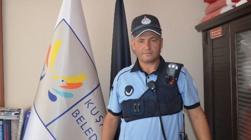 Kuşadası&rsquo;nda Zabıtadan Yaka Kameralı Denetim