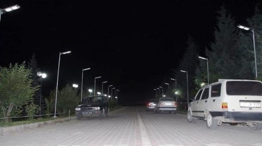 Esire Termal Turizm Merkezi&rsquo;nde Solar Sistem Saha Aydınlatması