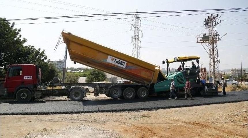 Erdemli&rsquo;de Sıcak Asfalt &Ccedil;alışmaları