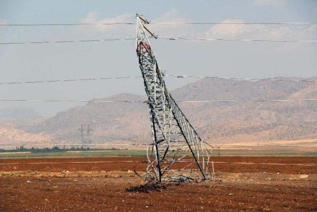 Pkk'lılar Silopi’De Yüksek Gerilim Hattına Bomba Ile Saldırdı