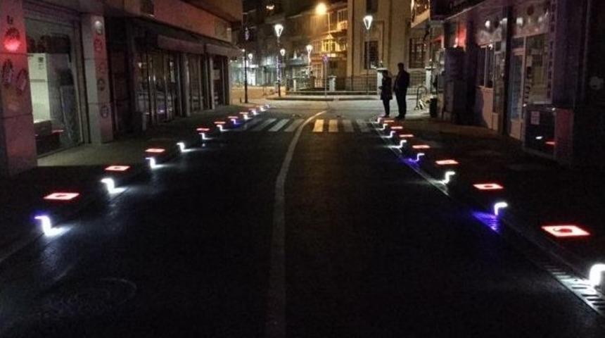 Kozlu Belediyesi&rsquo;nden Işıklandırma &Ccedil;alışması