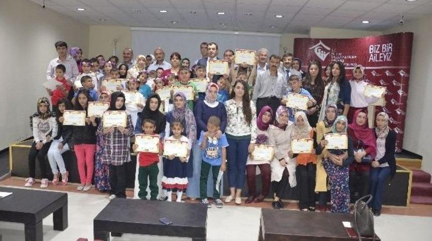 Devlet Korumasındaki &Ccedil;ocuklar Kuran Kursunu Başarıyla Tamamladı