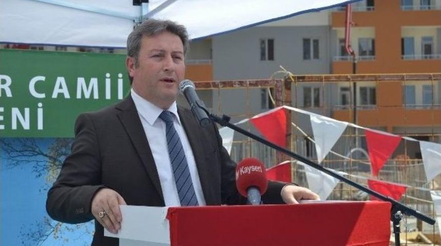 Hacı Halil Bayraktar Caminin Temeli Atıldı