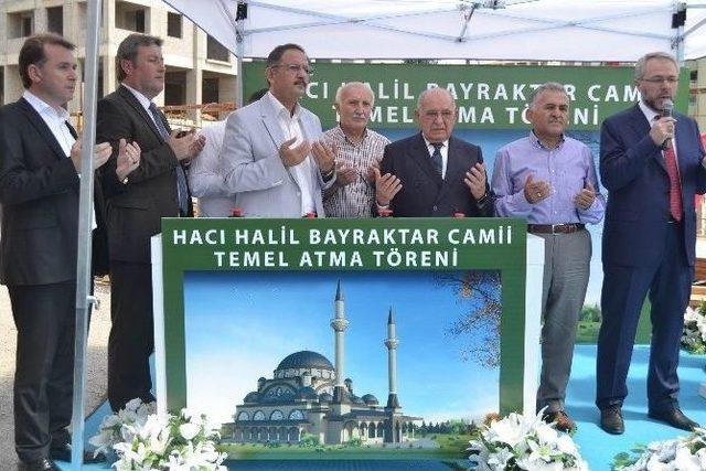 Hacı Halil Bayraktar Caminin Temeli Atıldı