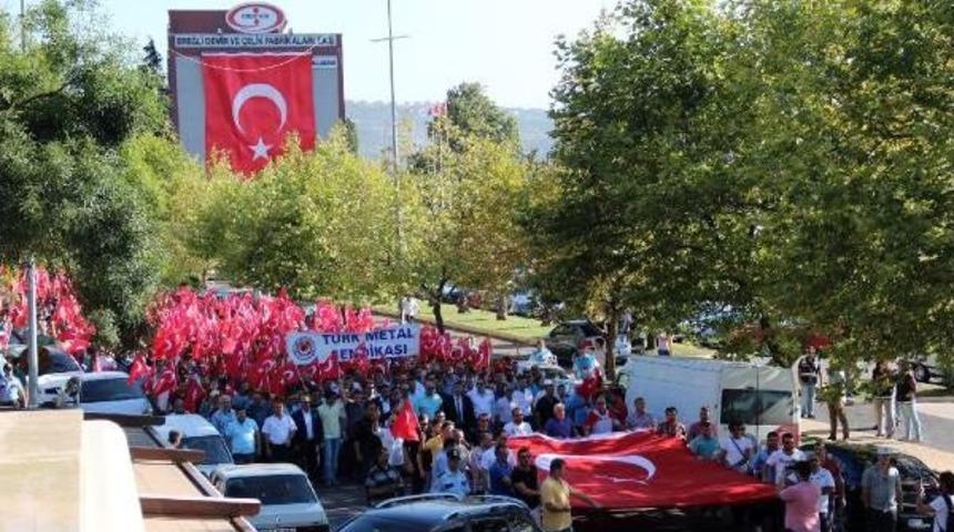 Erdemir Iş&ccedil;isi Ter&ouml;re Tepki I&ccedil;in Y&uuml;r&uuml;d&uuml;