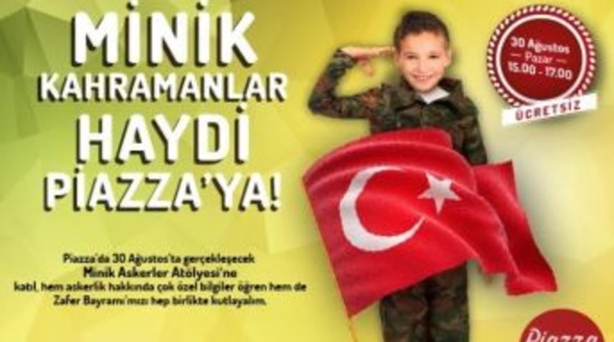 Minikler Asker Kıyafeti Giyip Selam &Ccedil;akacaklar