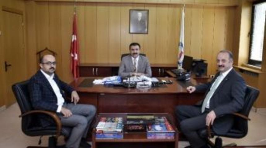 Başkan Akg&uuml;l&rsquo;den Eski Kaymakama Yeni G&ouml;revinde Başarı Ziyareti