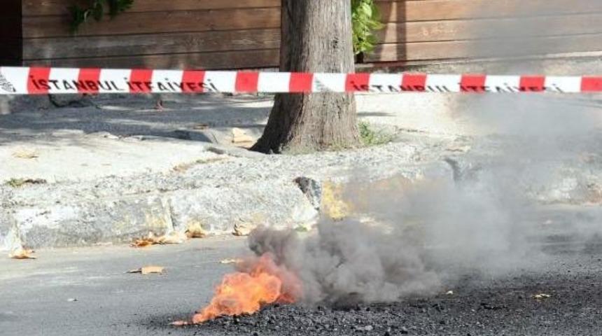 Beşiktaş'ta Yeraltındaki Elektrik Hattı Alev Alev Yandı