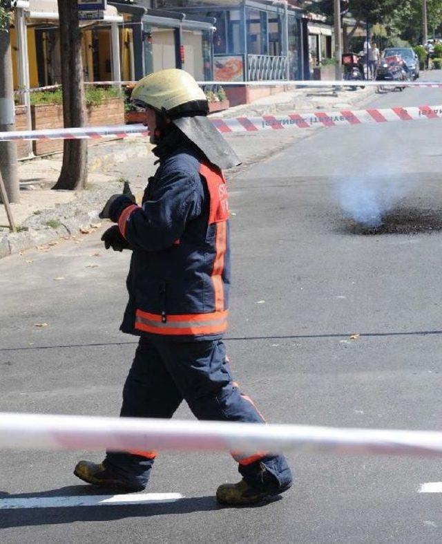 Beşiktaş'ta Yeraltındaki Elektrik Hattı Alev Alev Yandı