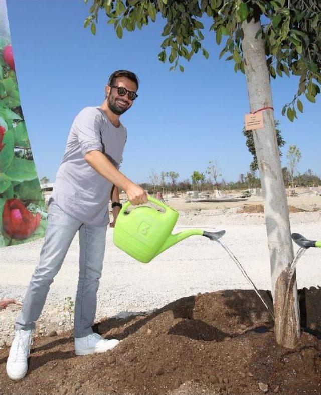 Şarkıcı Yalın, Expo 2016'ya 'kauçuk' Ağacı Dikti