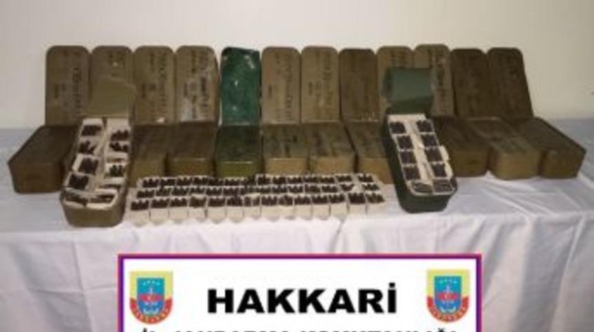 Şemdinli&rsquo;de 18 Bin Adet Kalaşnikof Mermisi Ele Ge&ccedil;irildi