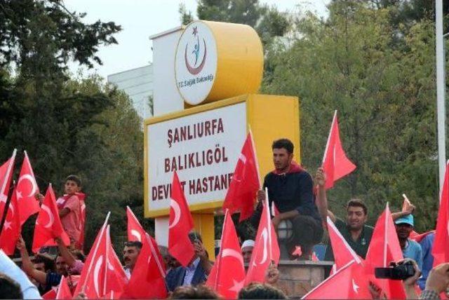 Şanlıurfa'da Terör Protestosu