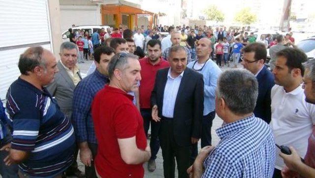 Kızıltepe'de Polise Roketatarlı Saldırının Izleri Silinmeye Çalışılıyor (2)